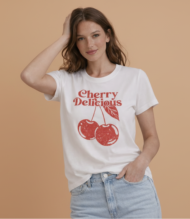 T Shirt Sobbe Cerise