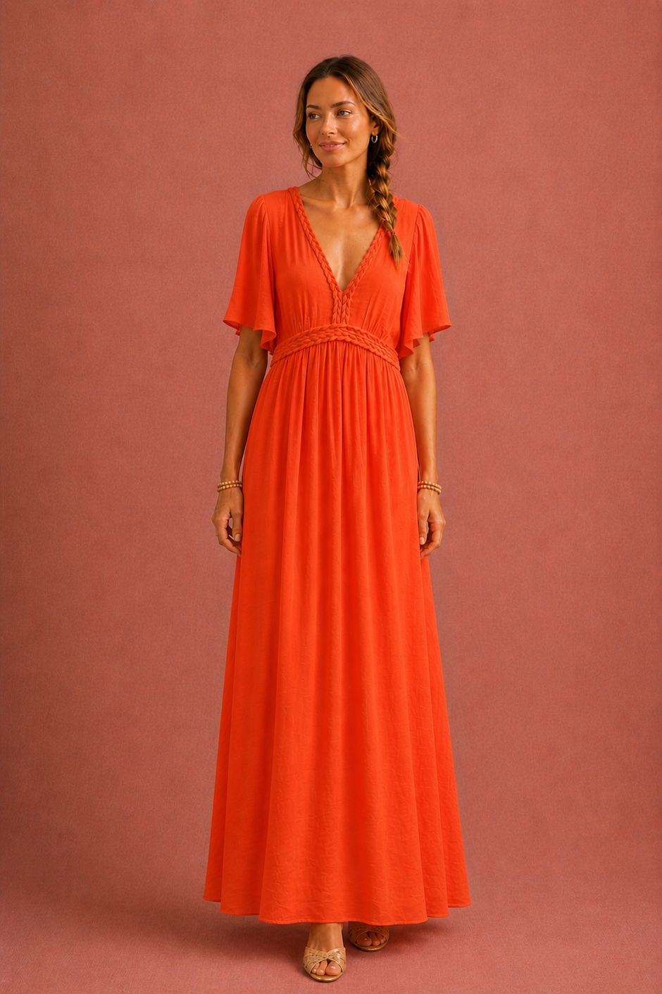 Robe Lara Corail