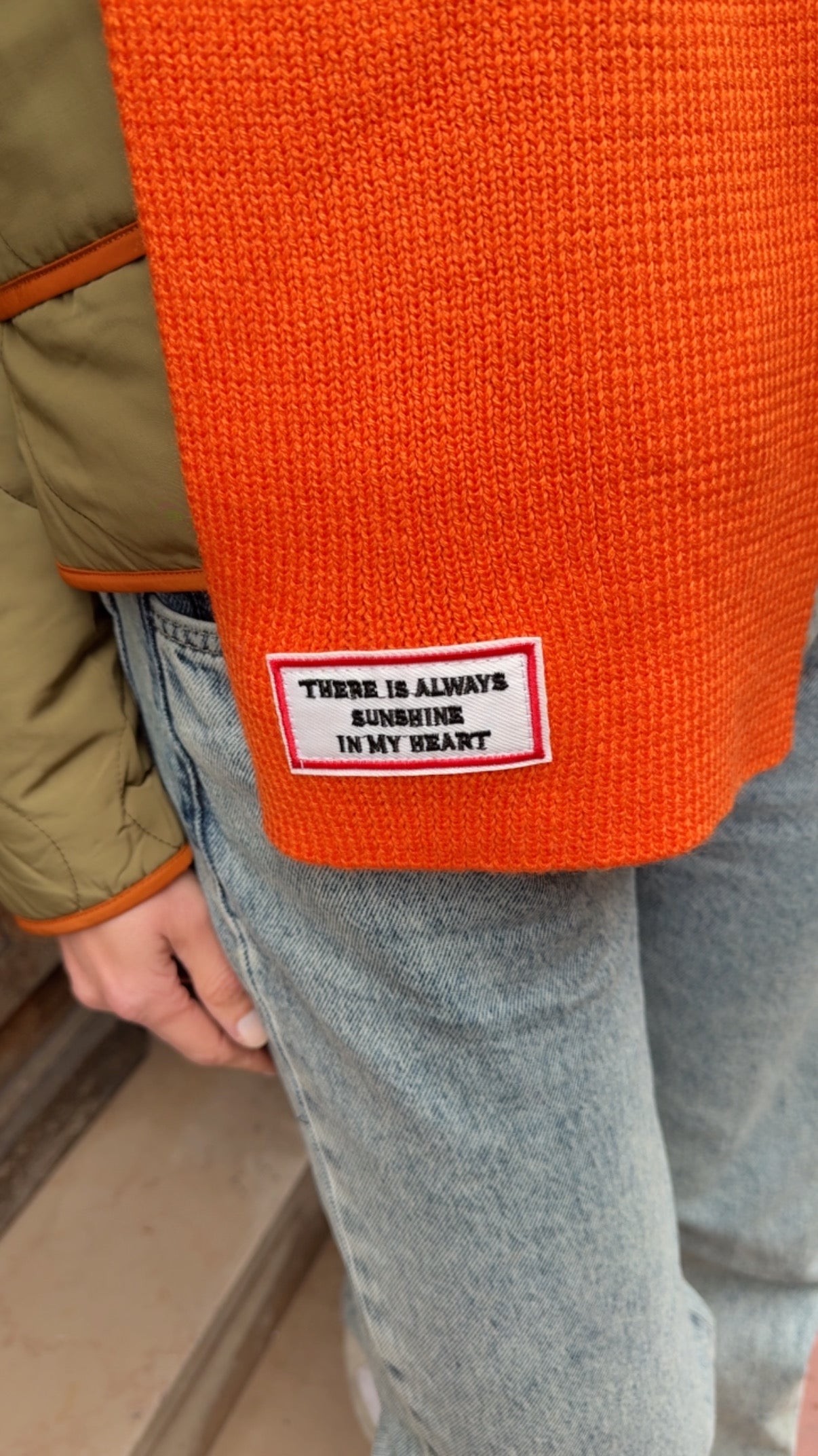 Cagoule Heart Orange