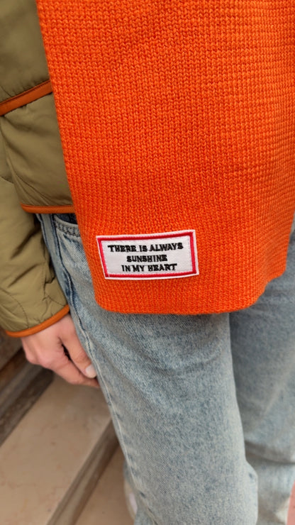 Cagoule Heart Orange