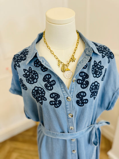 Robe Ginny Bleue