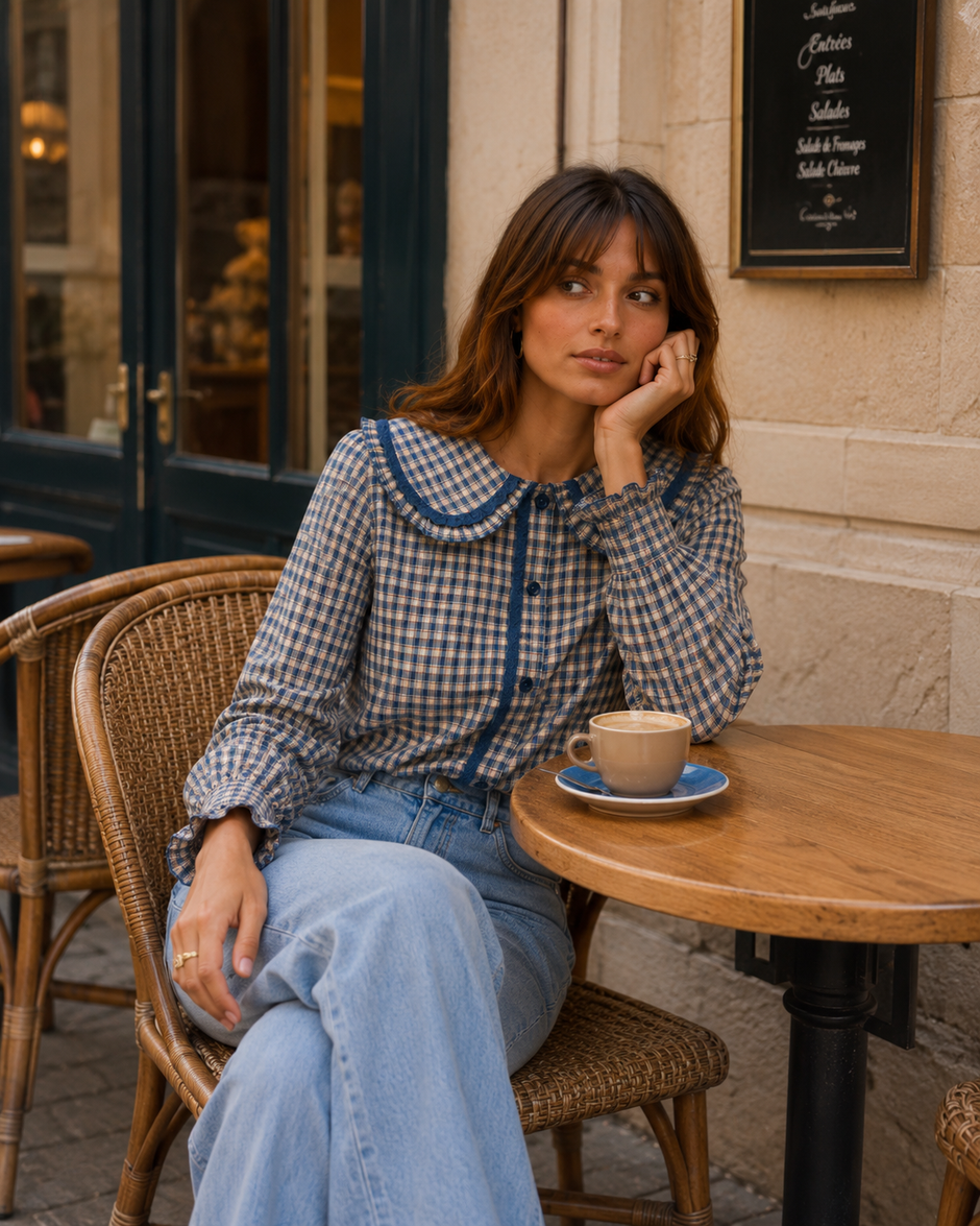 Chemise Javier Bleue