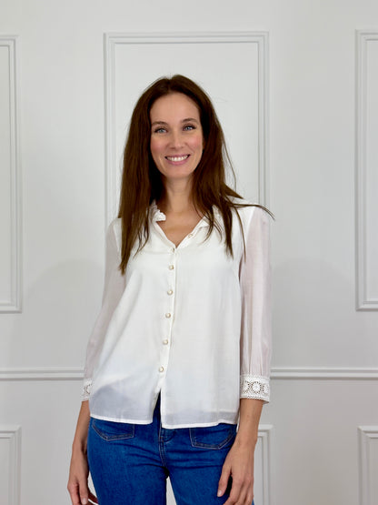 Blouse Abella Ecrue