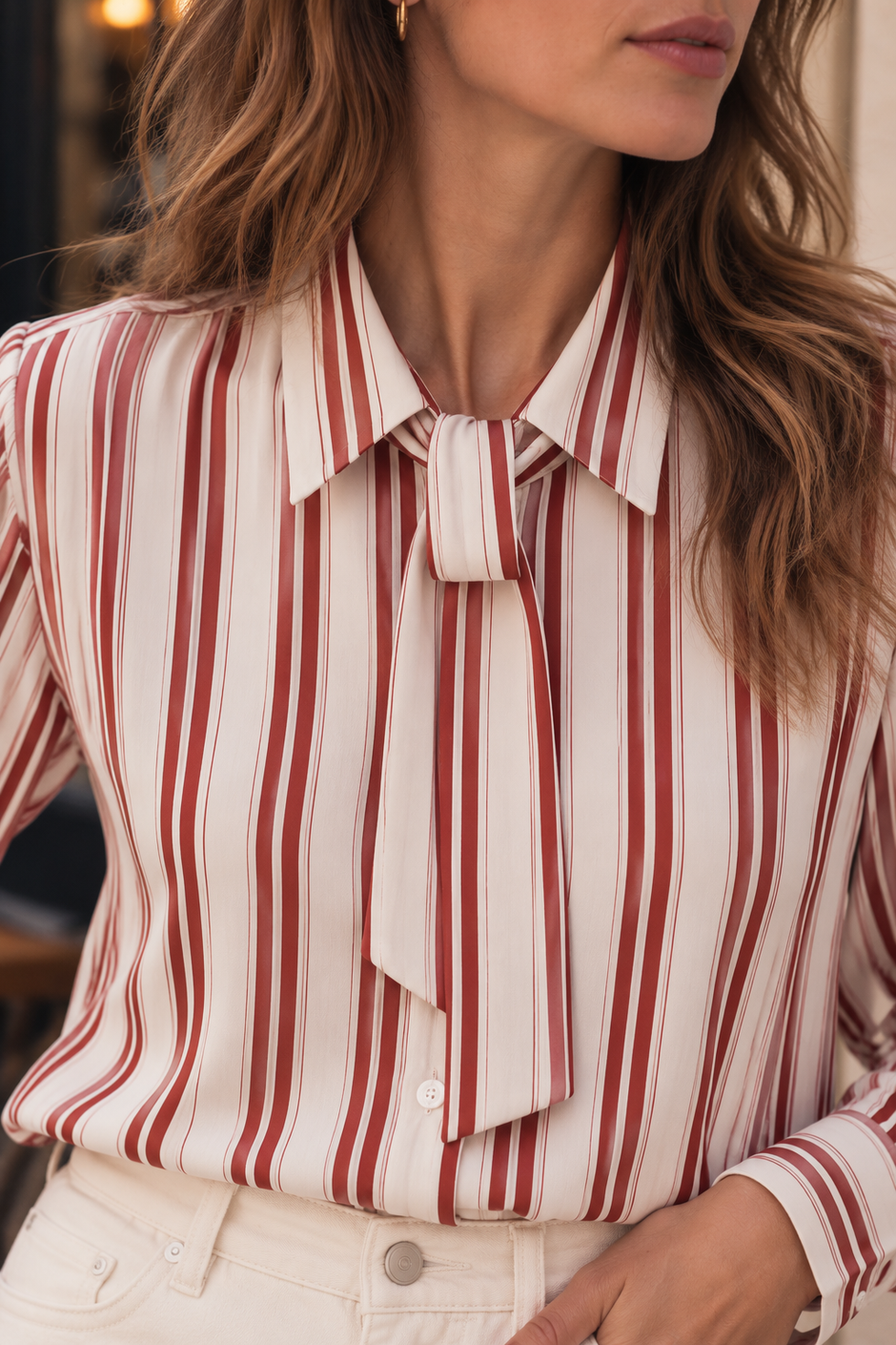 Chemise Cynthia Bordeaux