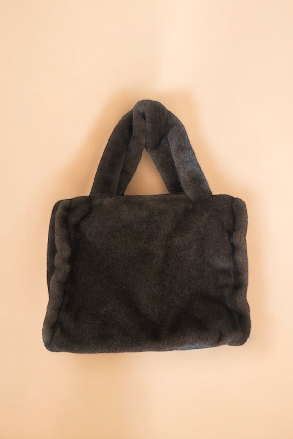 Sac Allie Fourrure Choco