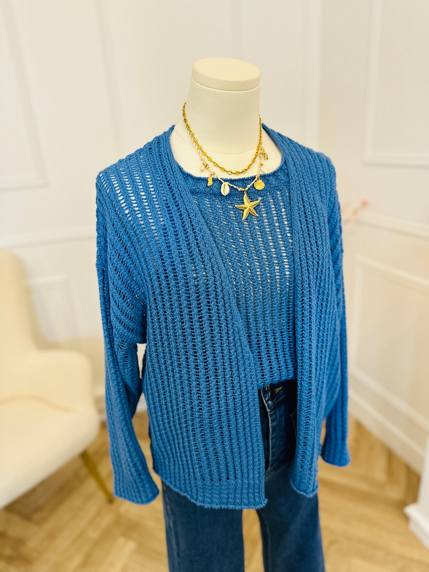 Gilet Lanira Bleu