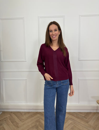Pull Tilia Bordeaux