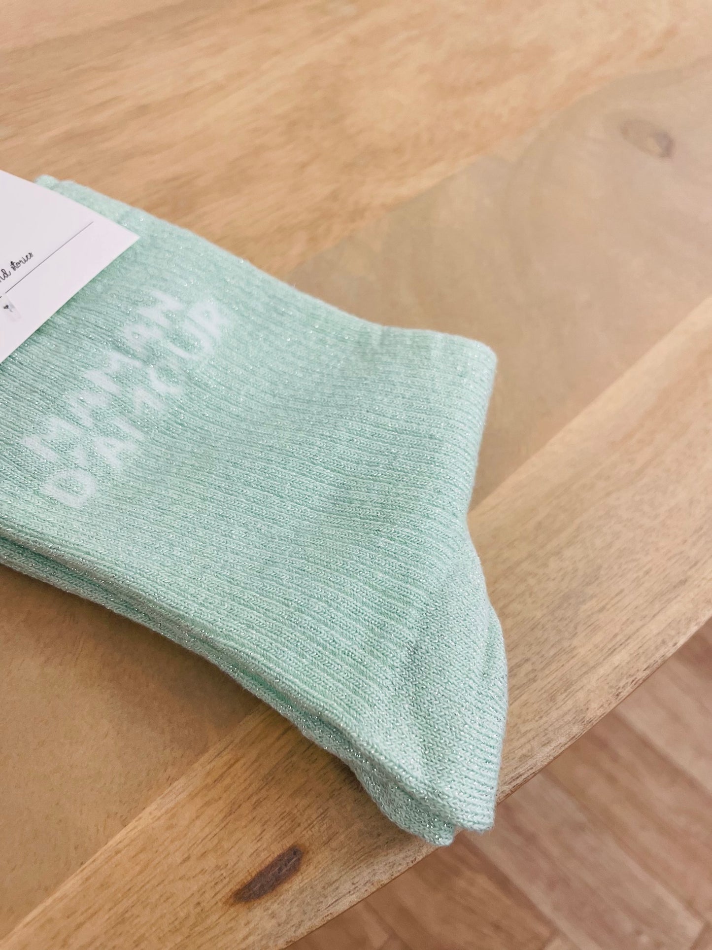 Chaussettes Maman d'Amour Vert
