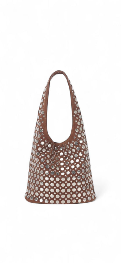 Sac Adel Clous Taupe