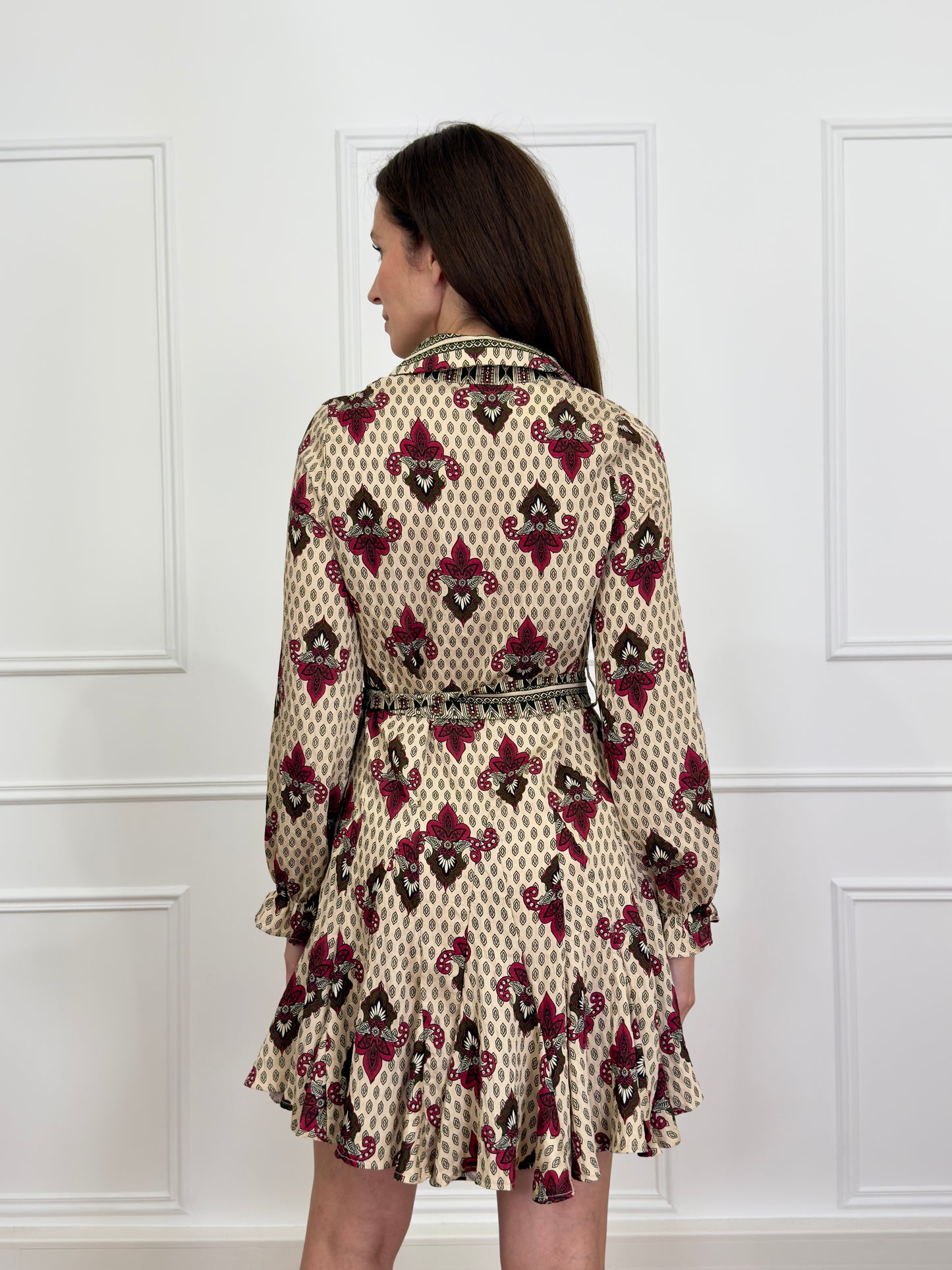 Robe Courte Astrée kaki