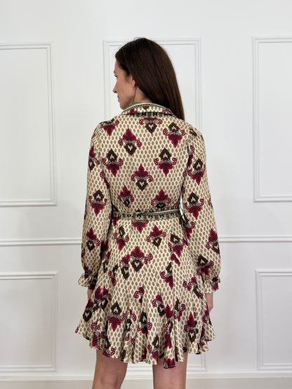 Robe Courte Astrée kaki