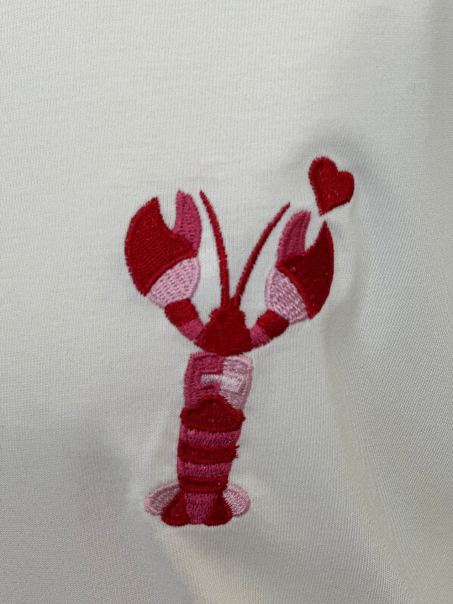 T Shirt Homard Rose