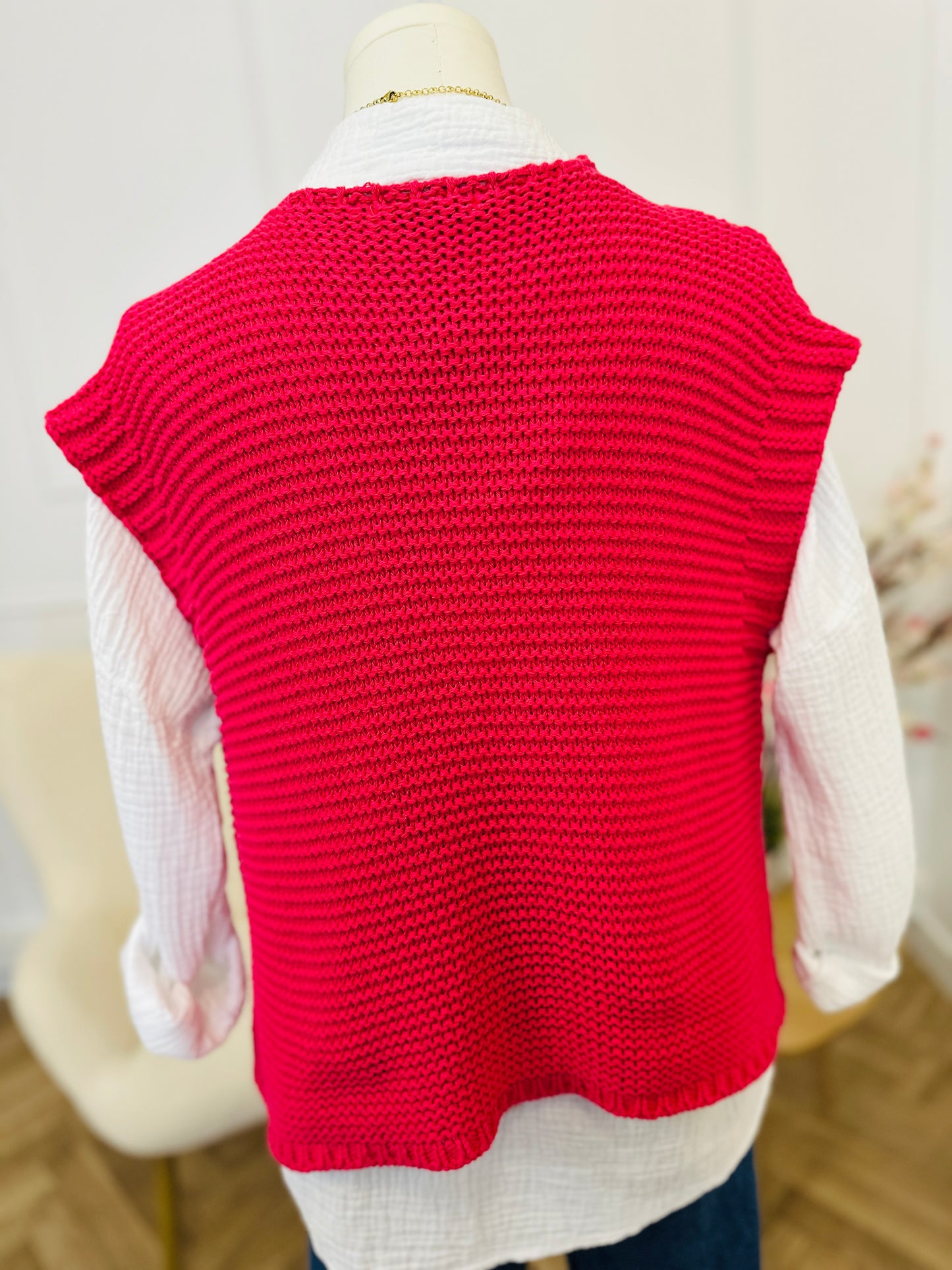 Gilet Cathleen Fuchsia