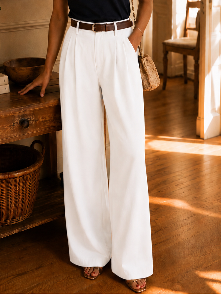 Pantalon Maelia Blanc