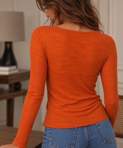 Sous pull Cookie Rouille