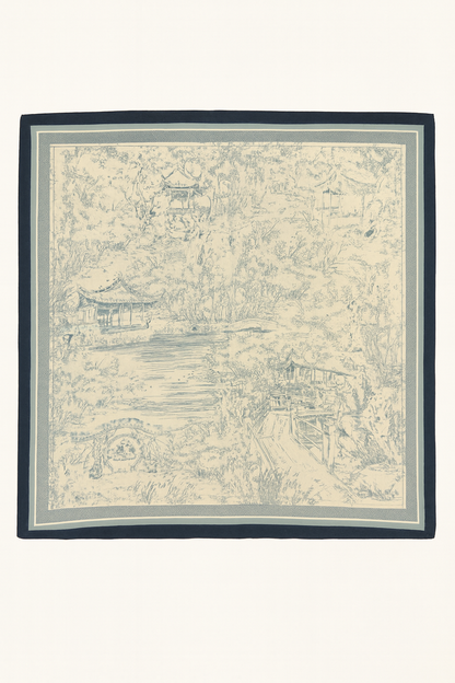 Carré Aurelia Bleu et Marine