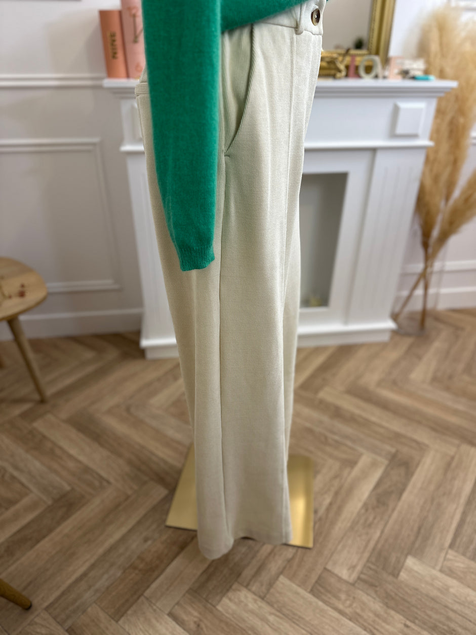 Pantalon Kate Corduroy Ecru