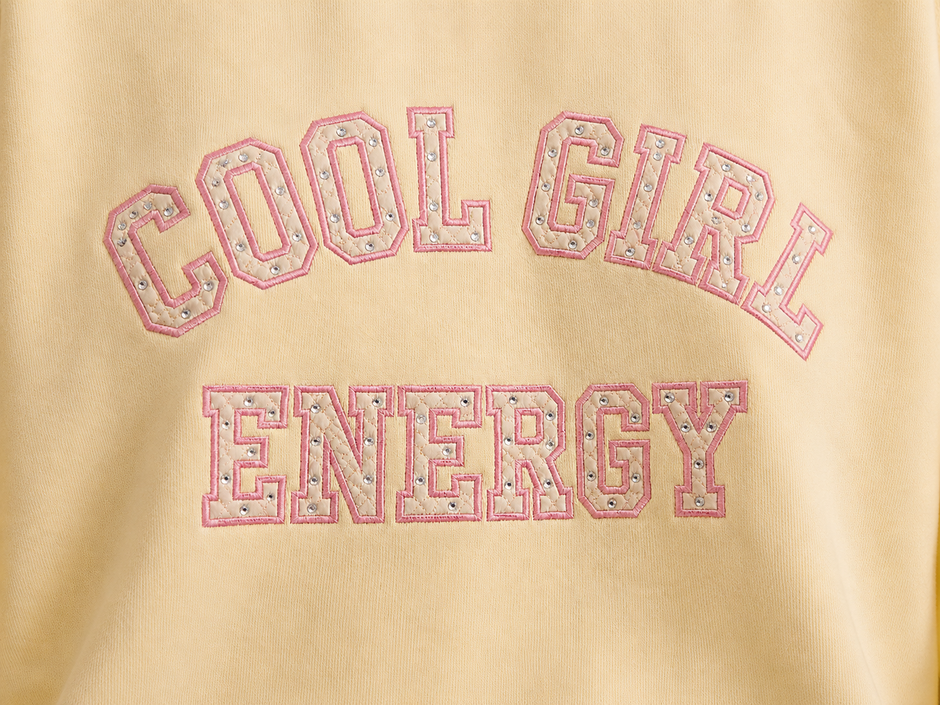 Sweat Cool Girl Jaune
