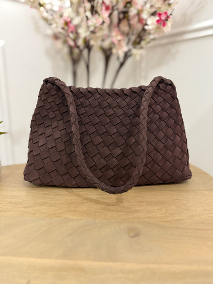 Sac Elaine Tressé Choco