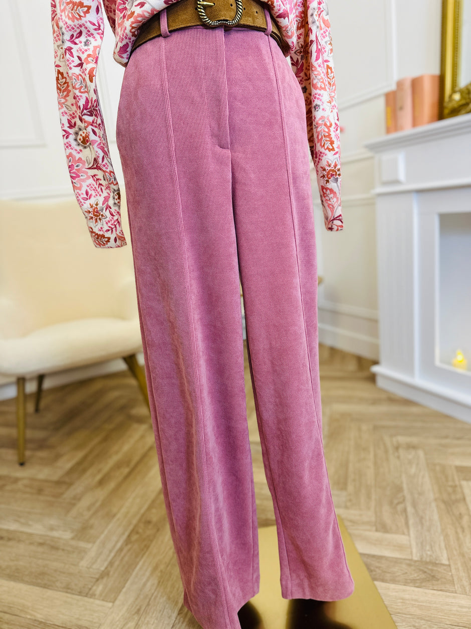 Pantalon Kate Corduroy Rose