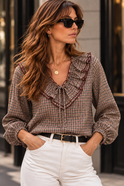 Chemise Noa Bordeaux