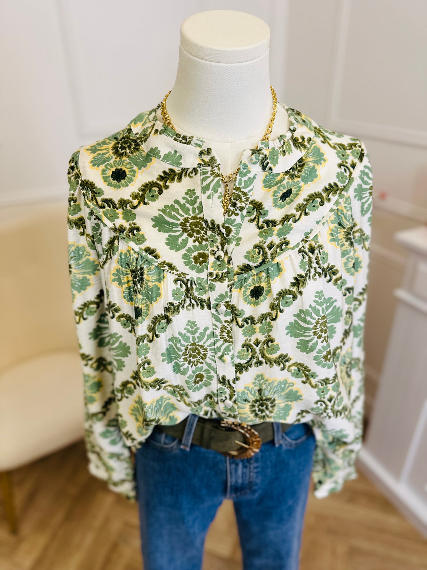 Blouse Elyssa vert