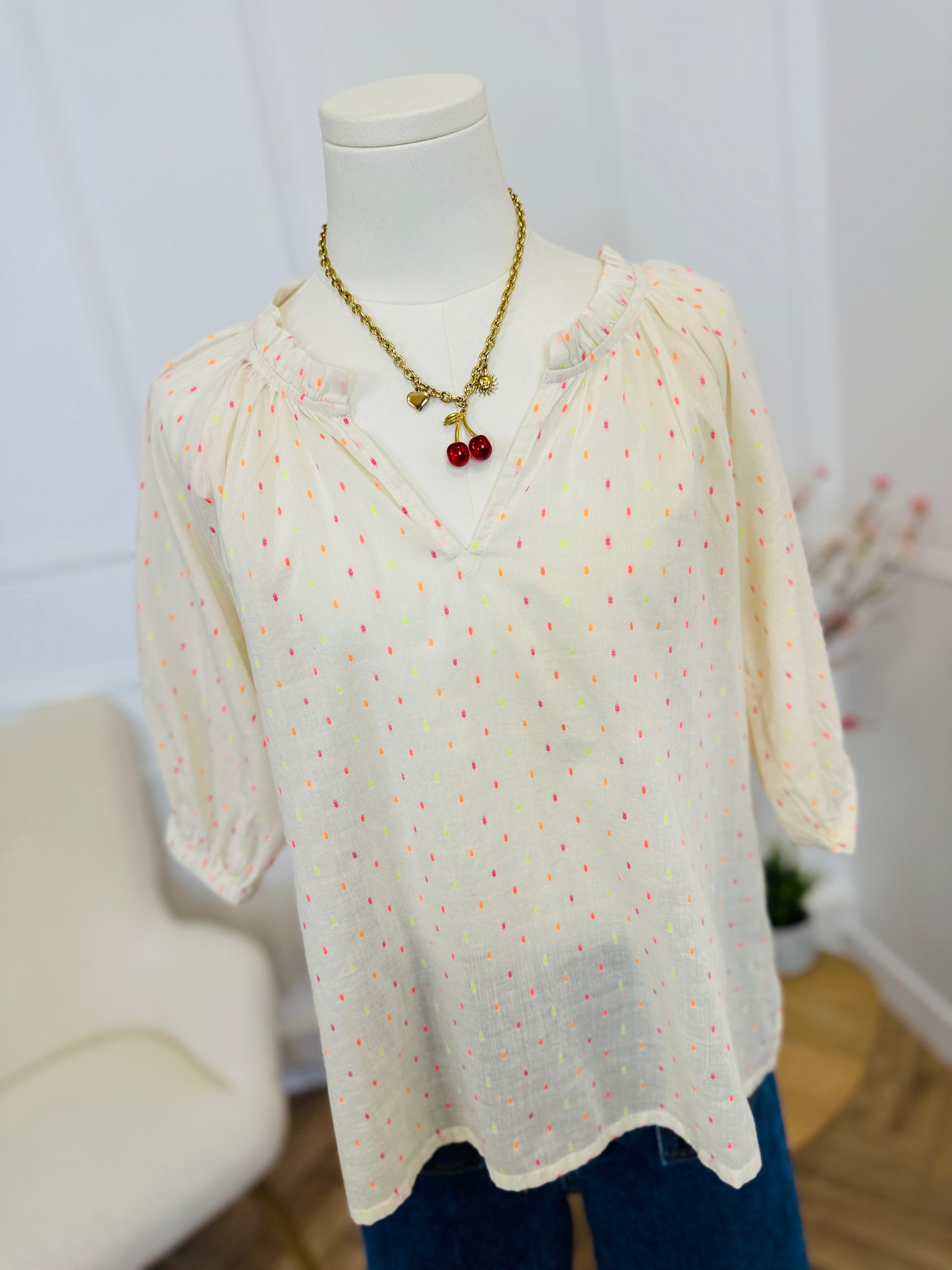 Blouse Fivola Ecru