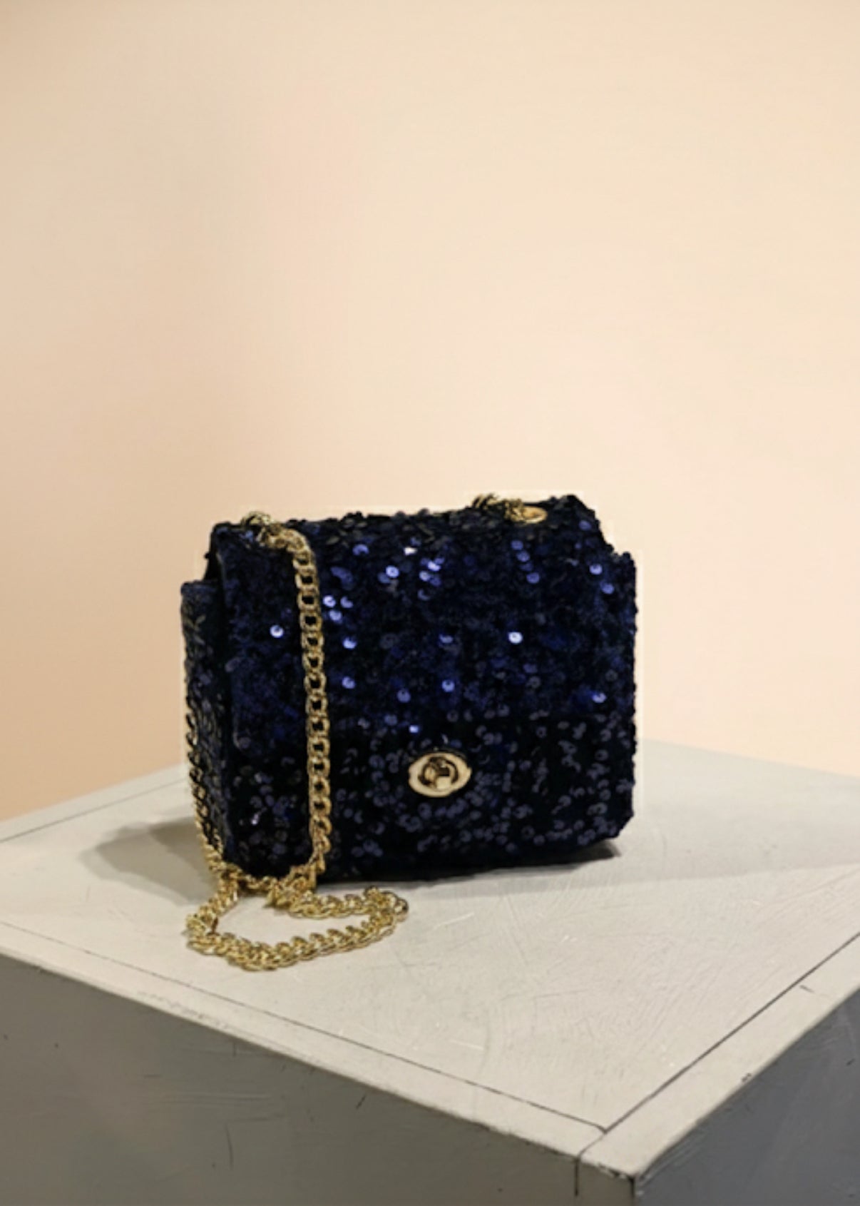 Sac Chris Strass Bleu