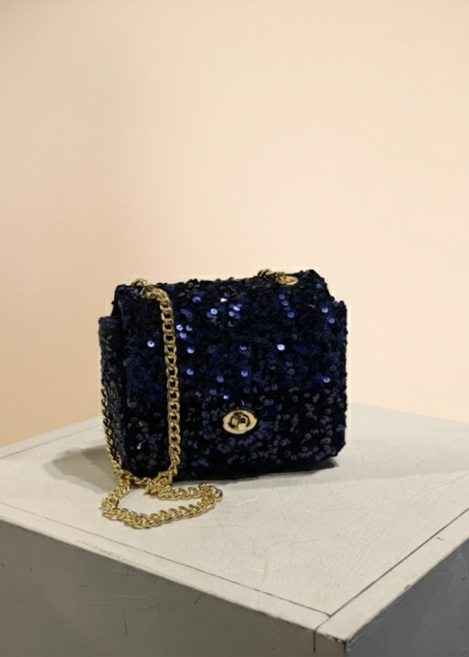 Sac Chris Strass Bleu