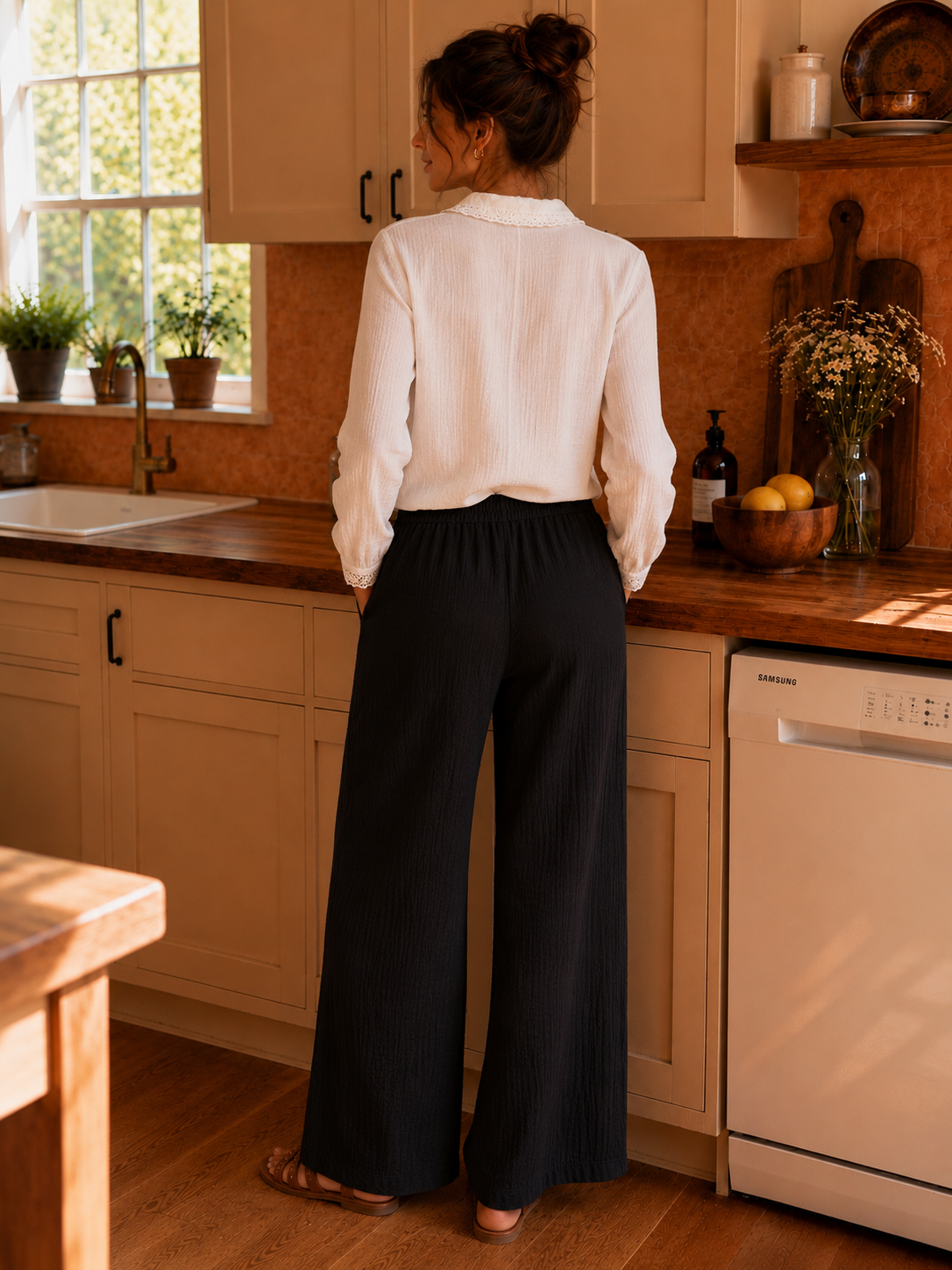 Pantalon Gaze Lance Noir
