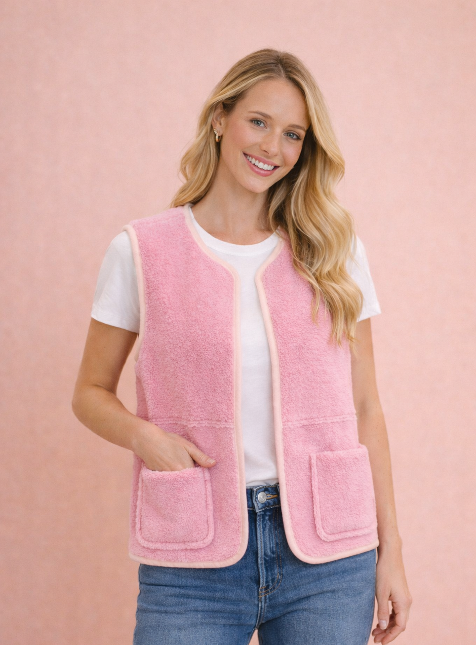 Gilet Edda Rose
