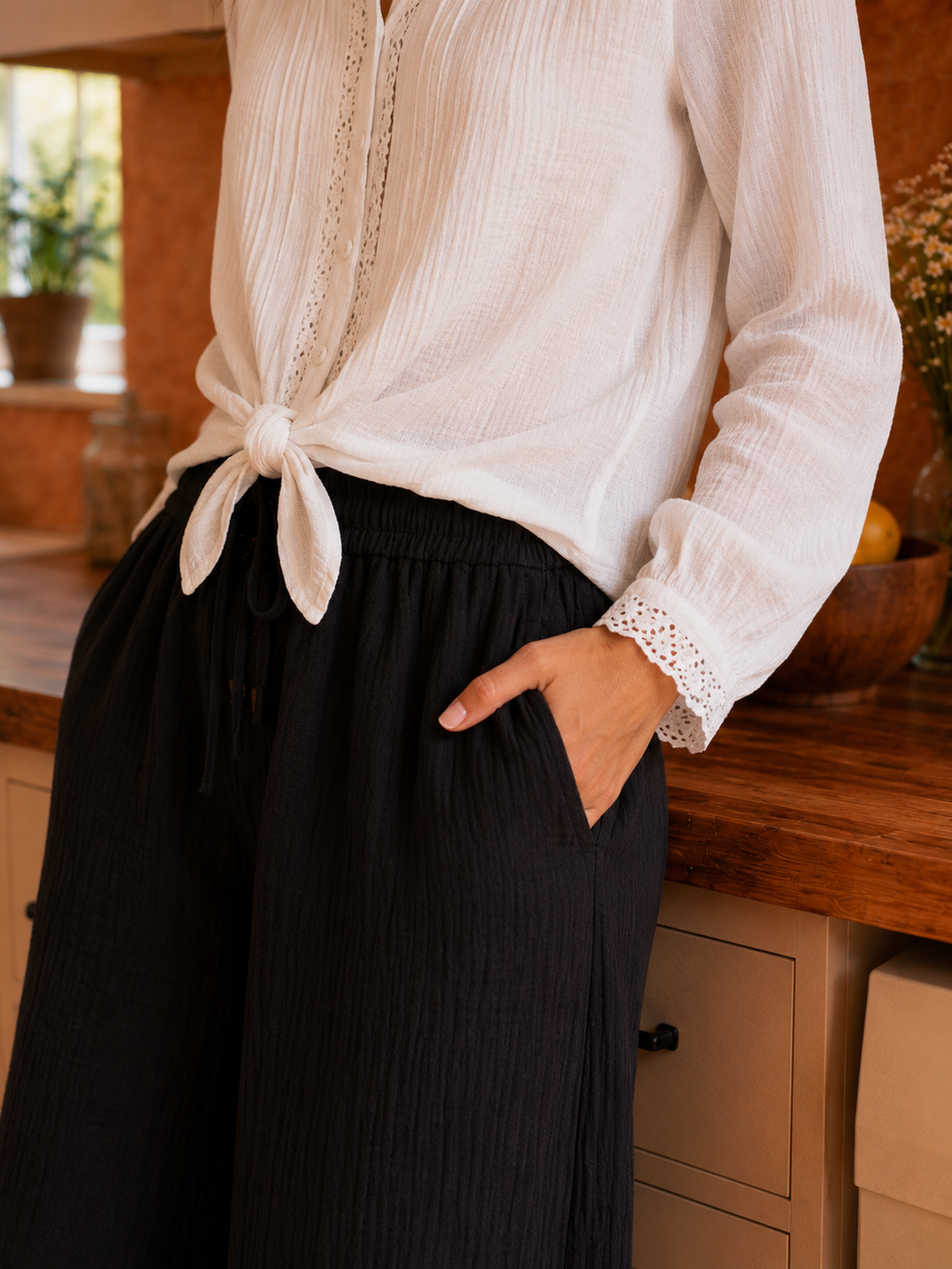 Pantalon Gaze Lance Noir