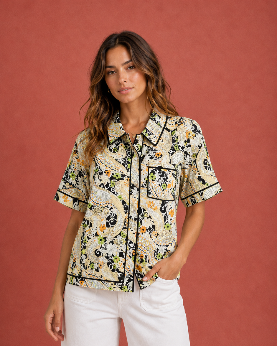 Chemise Sariel Jaune