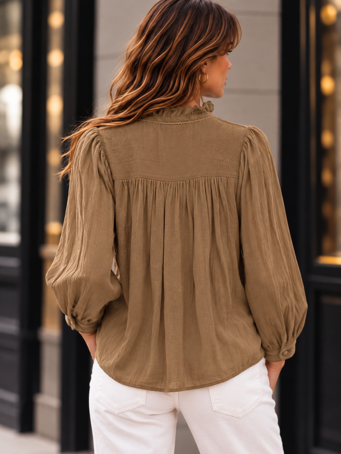 Blouse Apolline Taupe