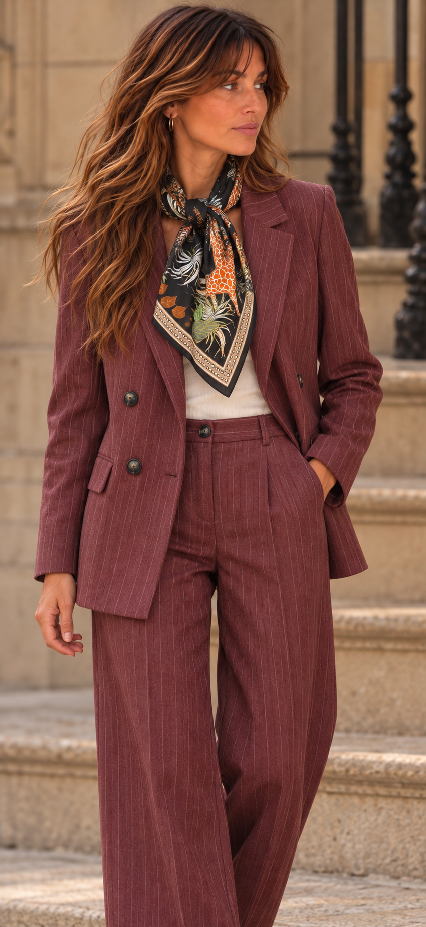 Blazer Viviane Bordeaux