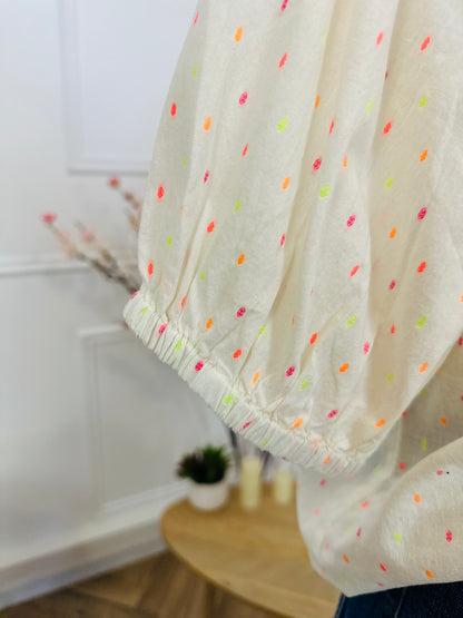 Blouse Fivola Ecru