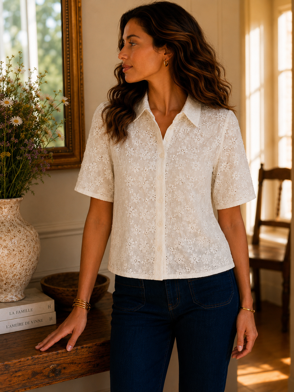 Chemise Lise Ecrue