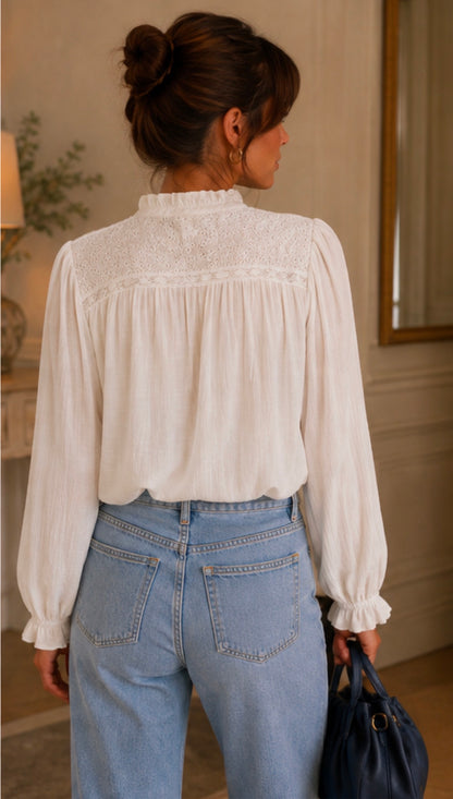 Blouse Amelia Ecrue