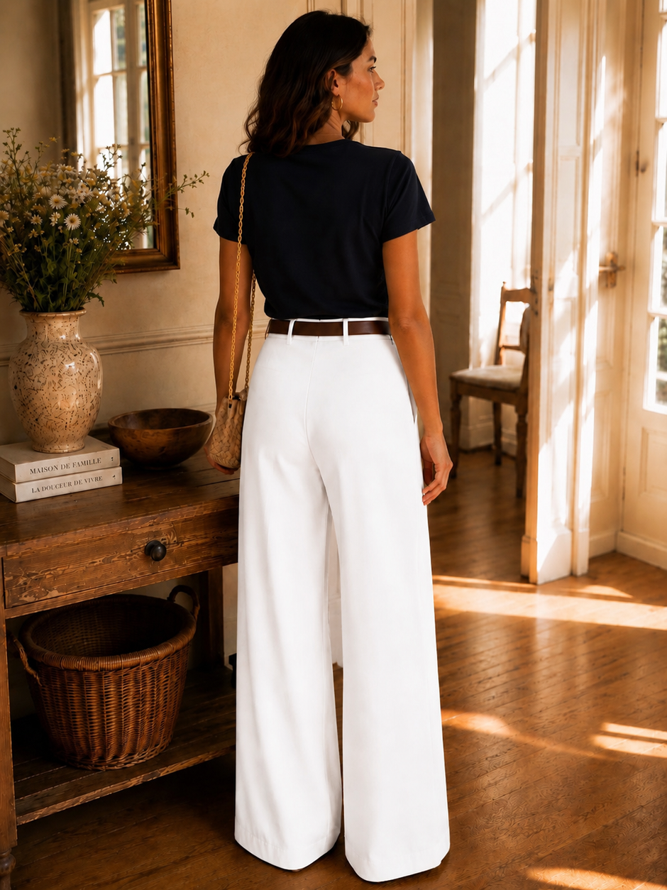 Pantalon Maelia Blanc