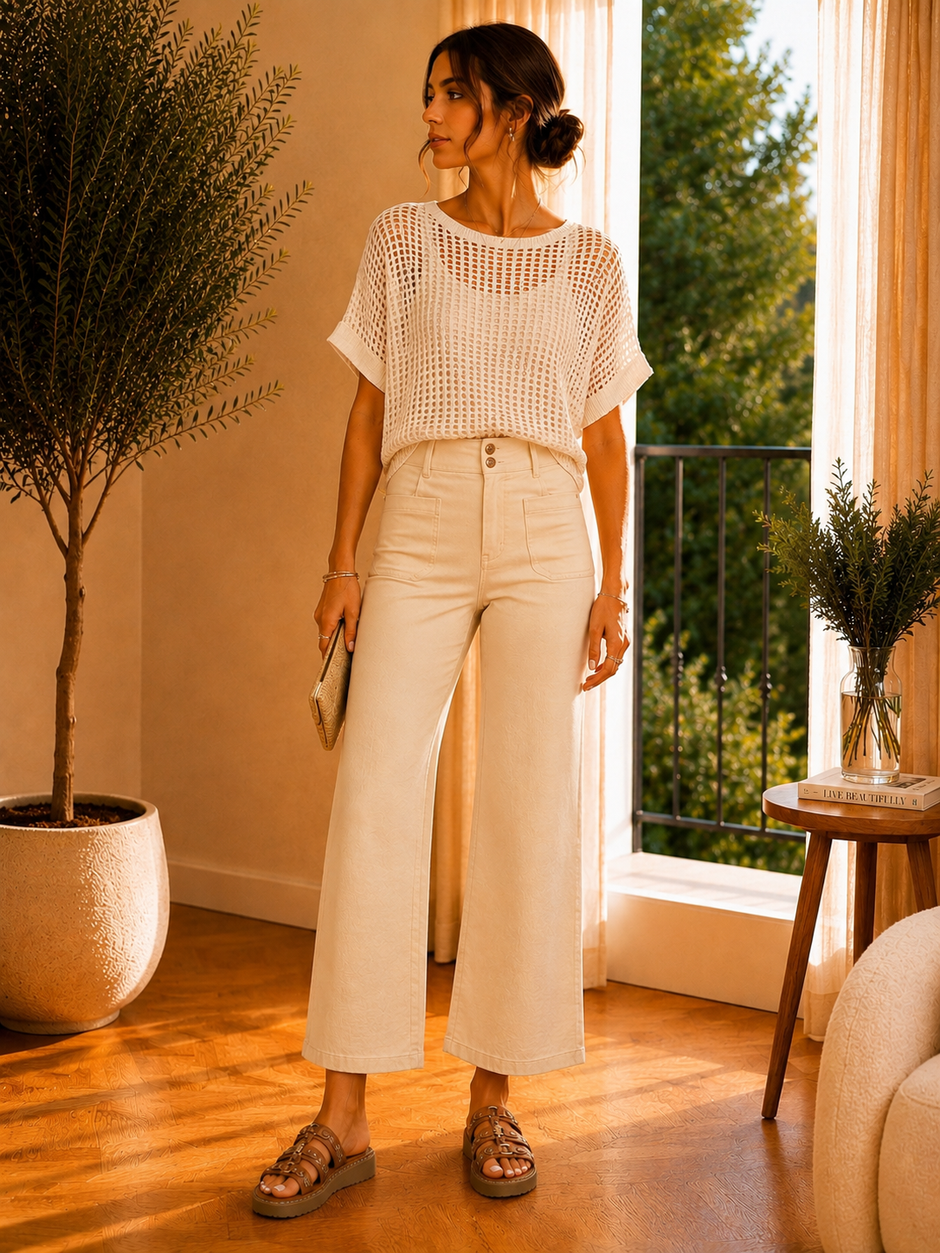Jean Elenette Beige