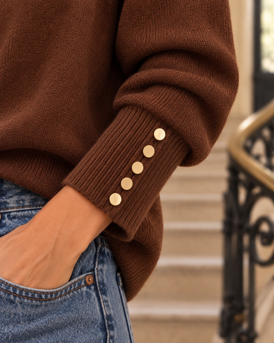 Pull Fin Cilla Camel