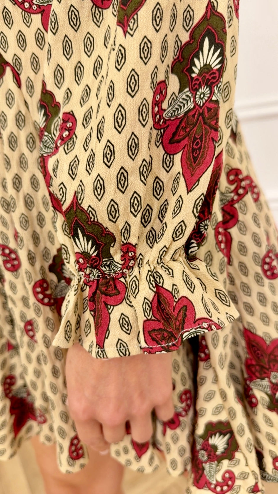 Robe Courte Astrée kaki