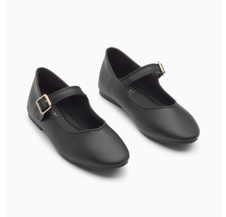 Ballerines Yaëlle Noires à Bride