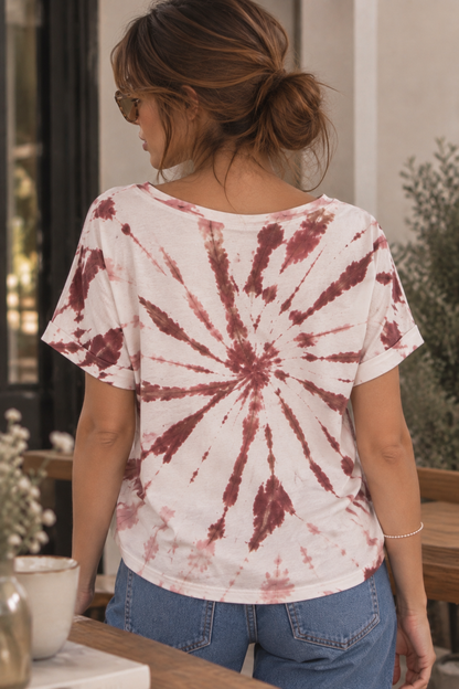 Tee Shirt Tye Dye Ivy Rose