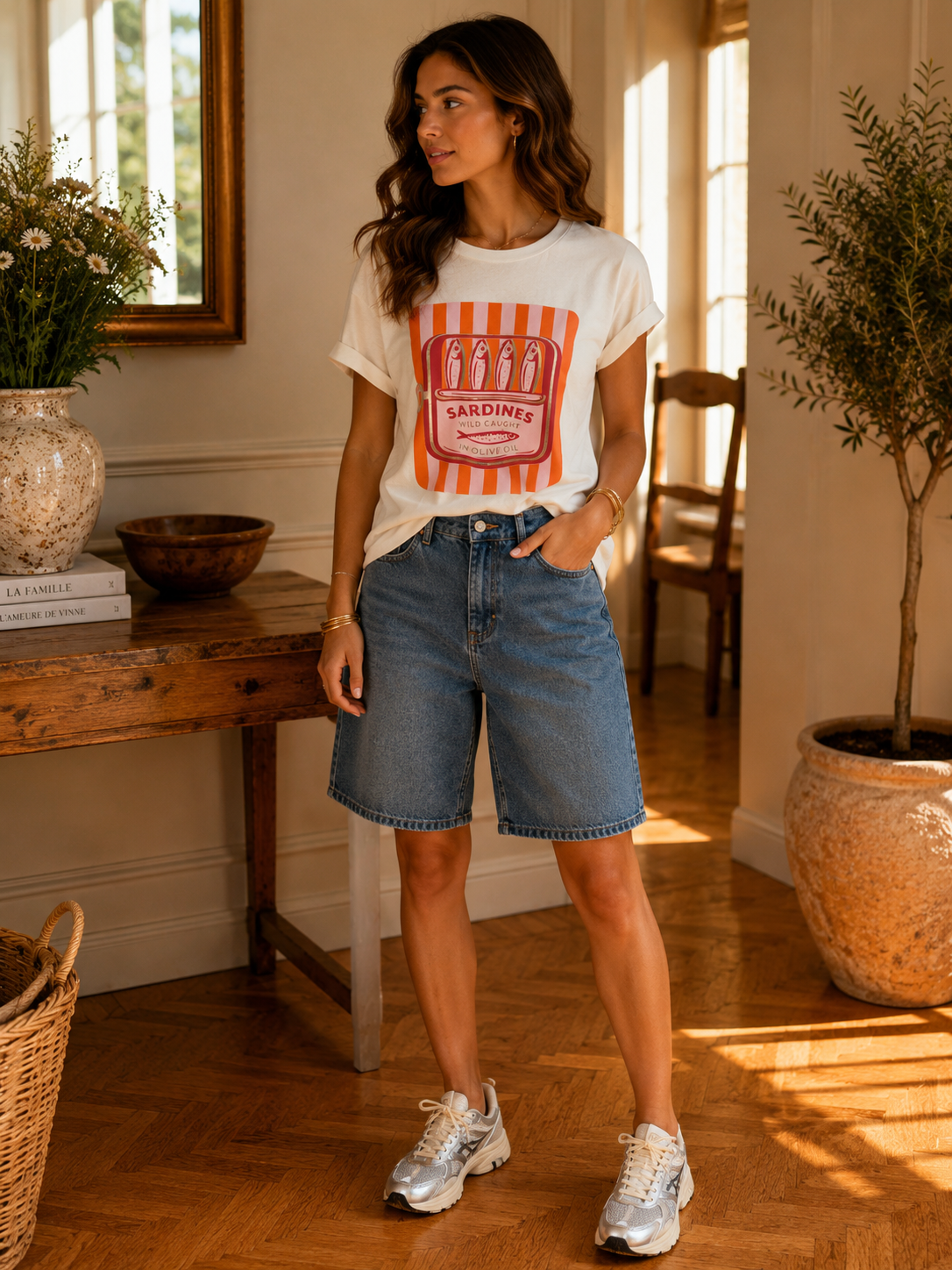 Tee Shirt Sardines Orange