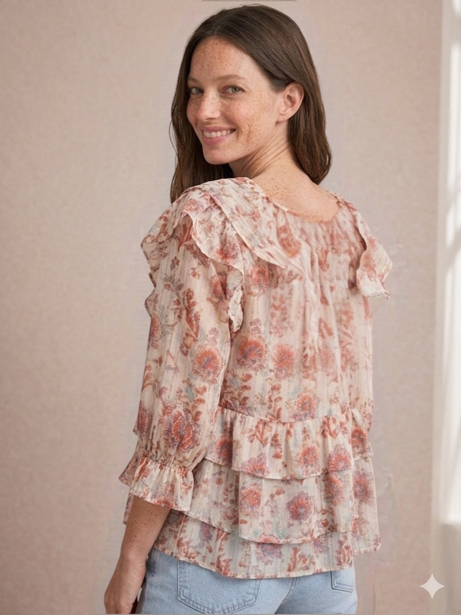 Blouse Romy Corail