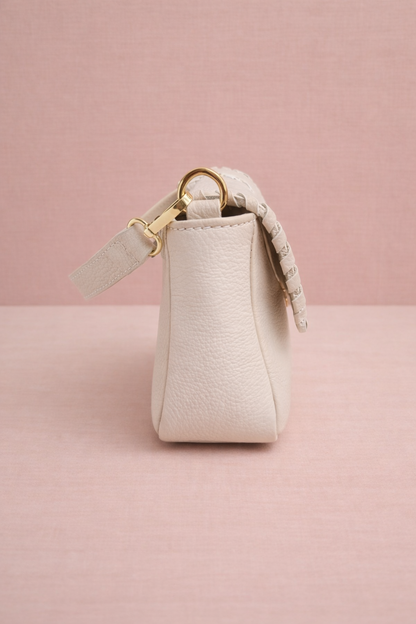 Sac Cuir Milie Beige