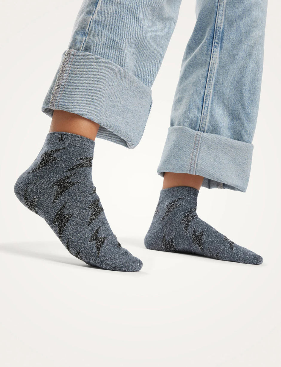 Chaussettes courtes Rachel Grises