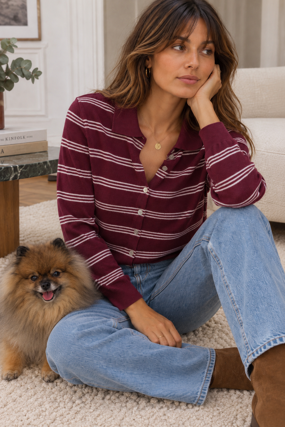Polo Clem Bordeaux