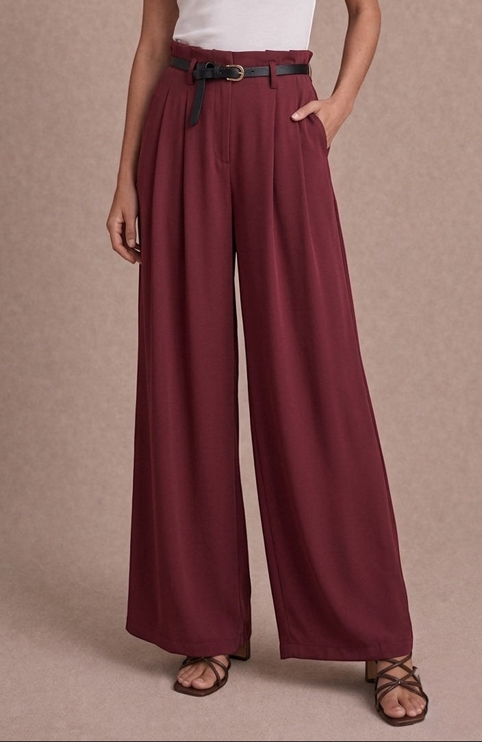 Pantalon Adelia Bordeaux